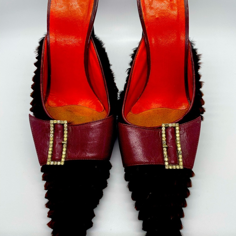Vicini Shoes Burgundy Made in Italy Size 8 US